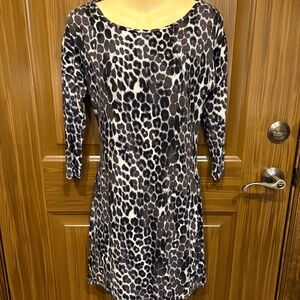 Express Leopard Print Sheath Dress Women's S/P